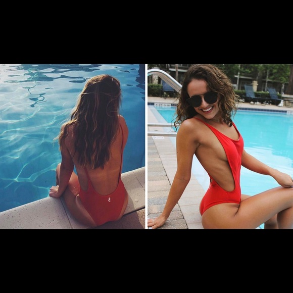 NWT Sunnycoclothing Pamela Viral Suit Size M Red - Picture 6 of 8